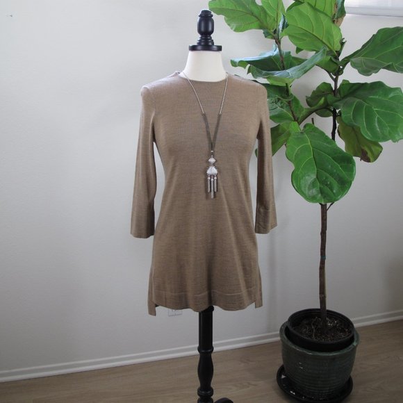 J. Jill Sweaters - J.JILL 100% Merino Wool Beige Sweater
